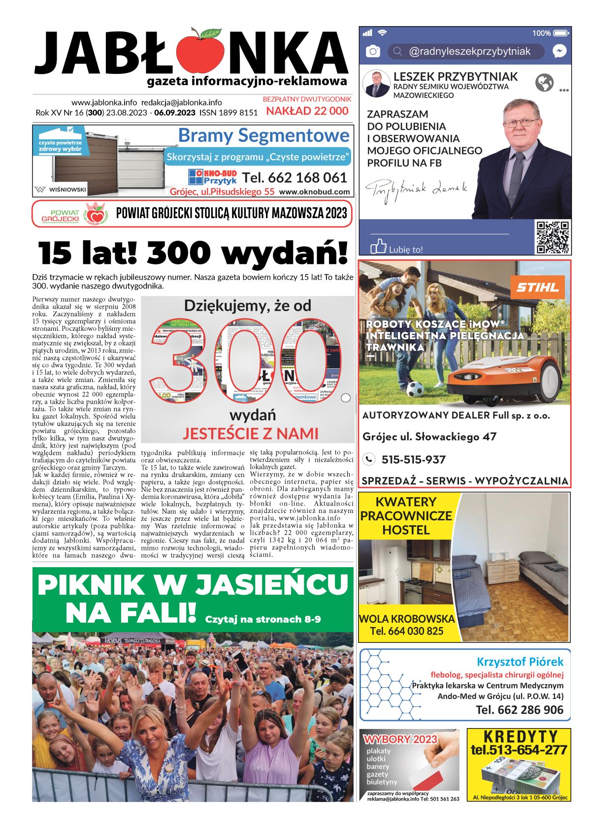 Gazeta Nr 300 z dn. 23.08.2023r.